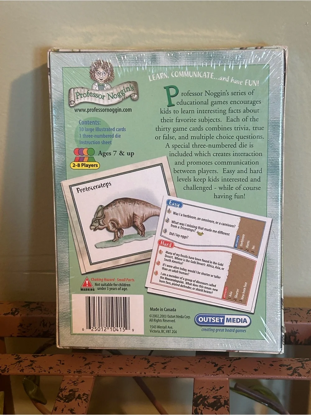 Dinosaur Card Game - Green
